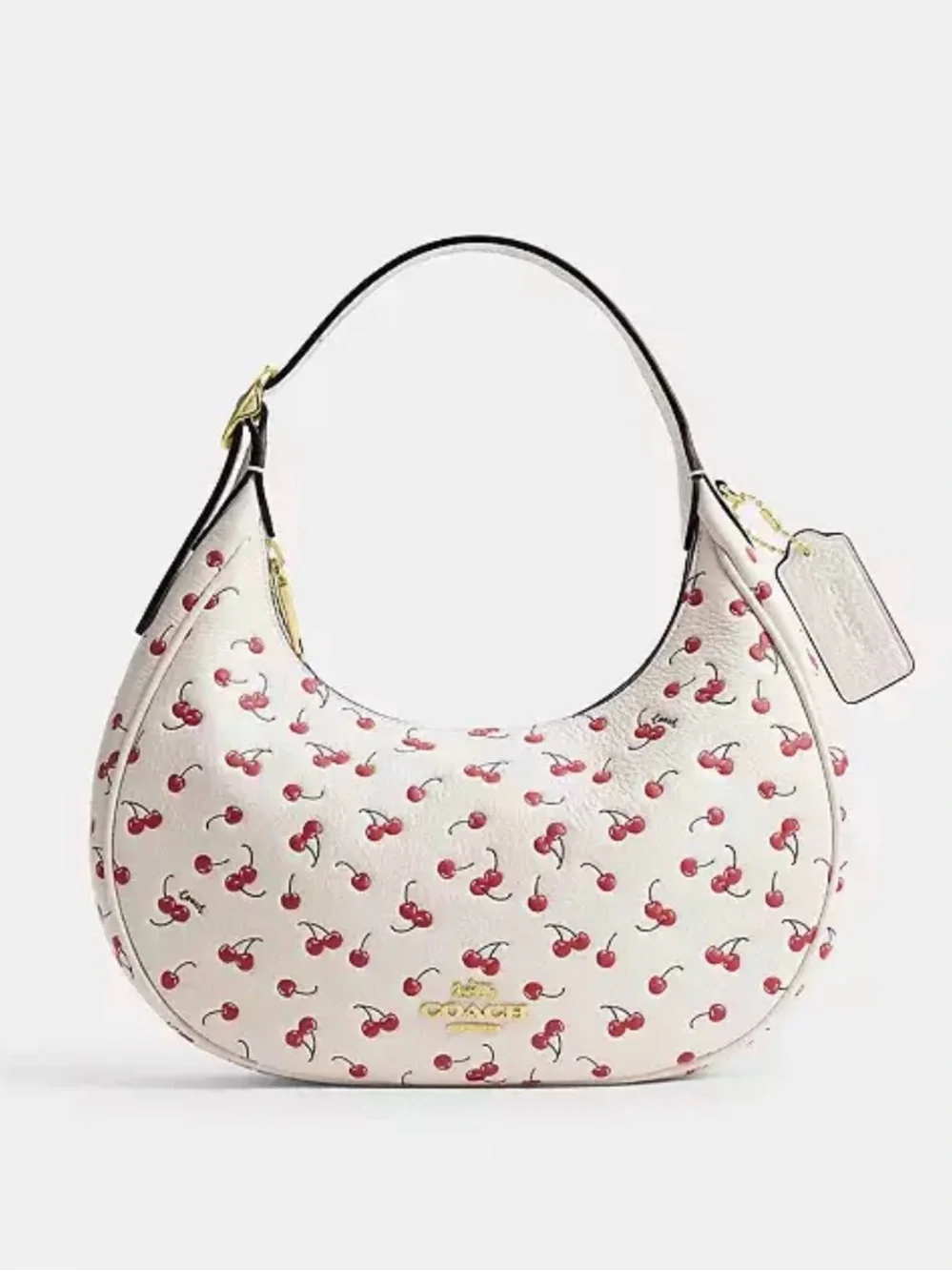COACH Emily Shoulder Bag With Cherry Print